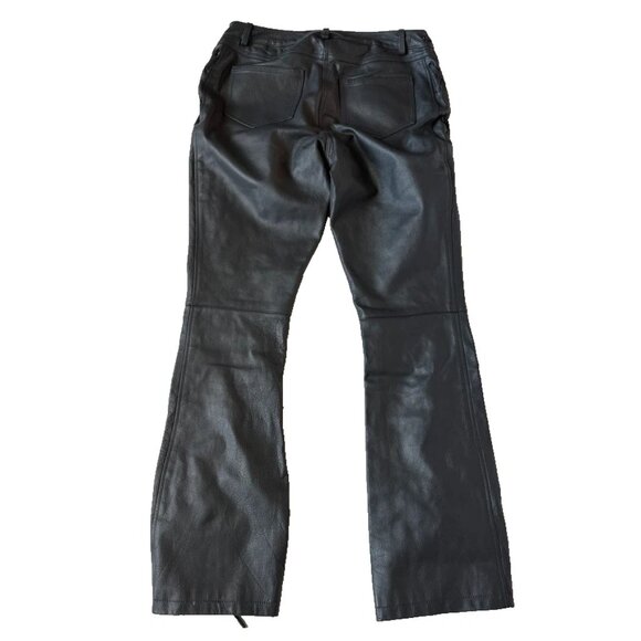 Nike Air Jordan Womens 8 M Cactus Jack Leather Lace Up Pants Black Travis Scott - Picture 7 of 8